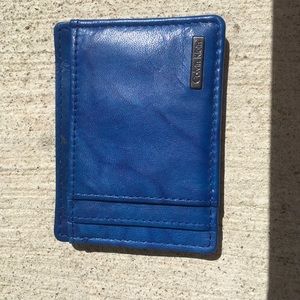 Calvin Klein Leather Wallet “Slim”